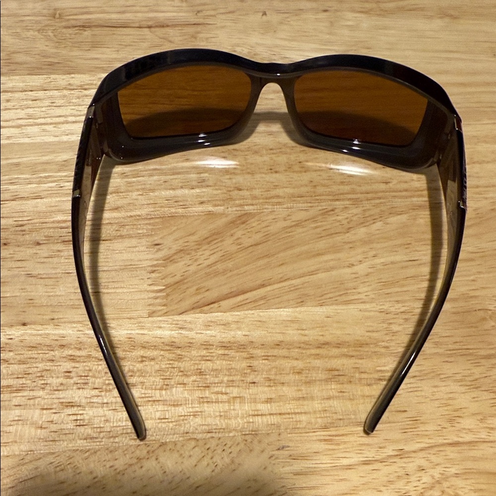 Haven Women's Sunglasses Freesia in Croc and Chocolate polarized amber lenses - Picture 3 of 6